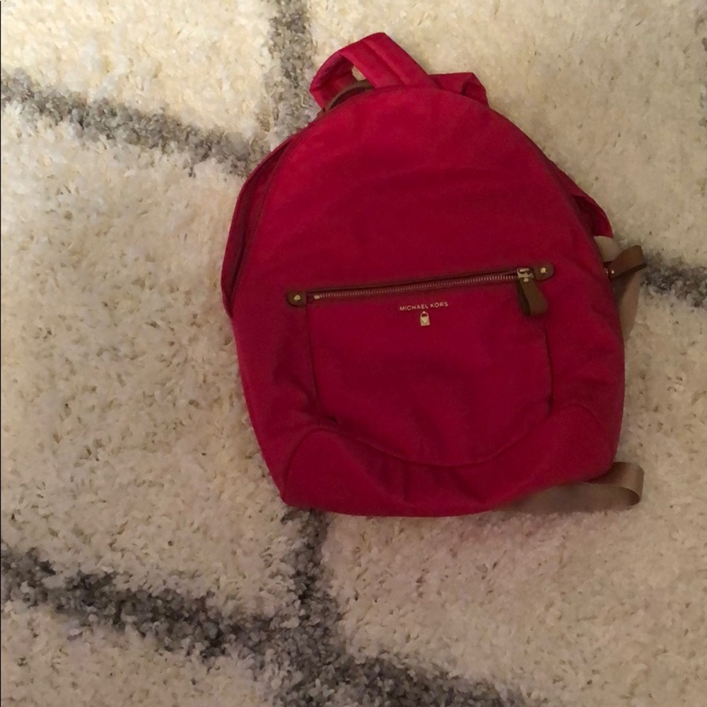 SOLD !!!NWT Pink Michael Korda back pack!!!